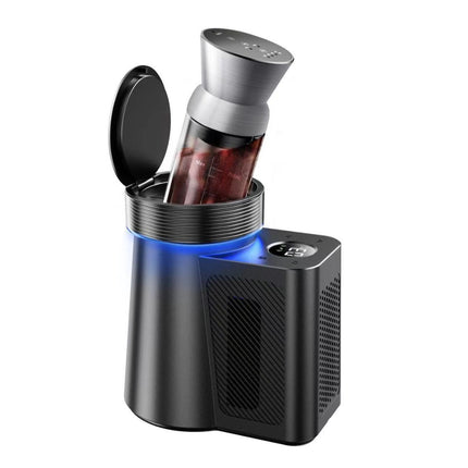 Portable Electric Beverage Cooling Cup with Digital Display for Soda Beer Wine and Drinks