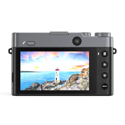 5K Compact Digital Camera for Photography & Vlogging with 48MP Dual Sensors, 16X Zoom and Stabilised Video