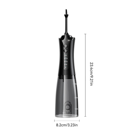 Portable Visual Water Flosser with 4 Modes, 350ml Tank & APP Monitoring