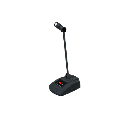 Desktop Flexible Gooseneck Conference Microphone with Heavy-Duty Zinc Metal Base for Presentations, Lectures & Studio Use
