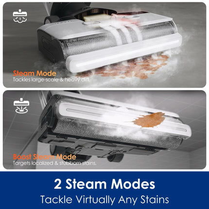 Cordless Floor Vacuum Cleaner – Wet & Dry with Hot Air Drying & Self-Cleaning Brush