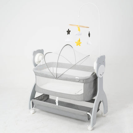 Adjustable Infant Rocker Swing 0-3M, Portable 18kg Load, Comfortable Seat