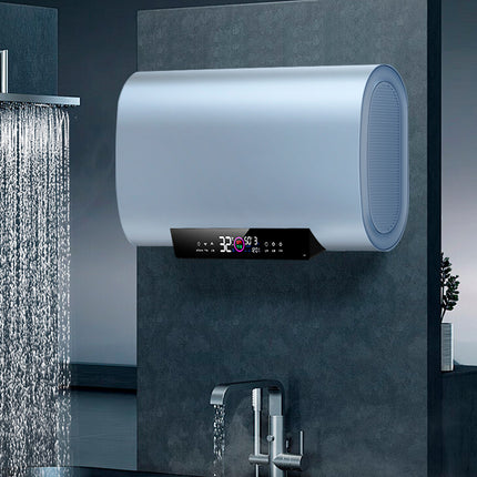 50L Wall Mounted Electric Hot Water Tank 3000W Touch Control IPX4 Rated