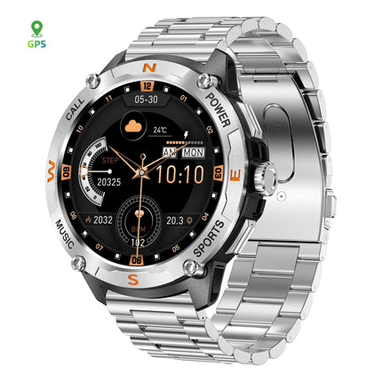 Outdoor Smartwatch with GPS and BT Call 1.43 Inch AMOLED Display IP67 Waterproof Fitness Watch