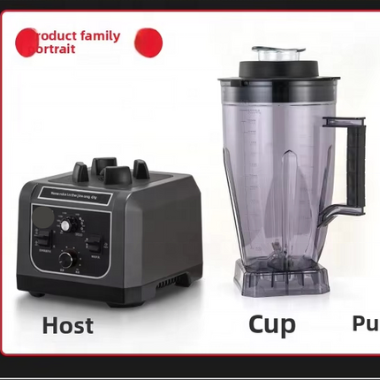 Large Capacity 7L Countertop Blender with Pure Copper Motor for Household and Commercial Use