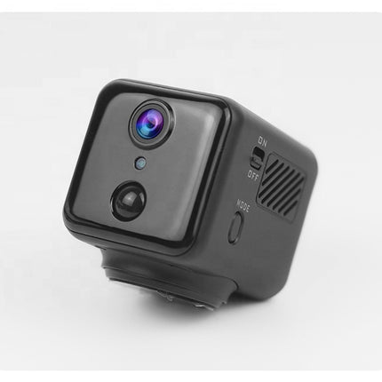 Smart 1080p Indoor WiFi Camera 360° View 166° Wide-Angle Night Mode Black