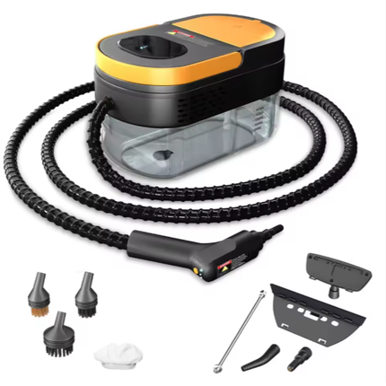 2500W High-Pressure Steam Cleaner with 3-Level Adjustable Handle for Home & Car