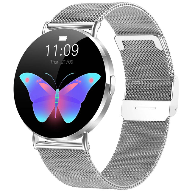 IP68 Waterproof Smart Watch 1.32" Touchscreen, 200mAh Battery, 22mm Strap