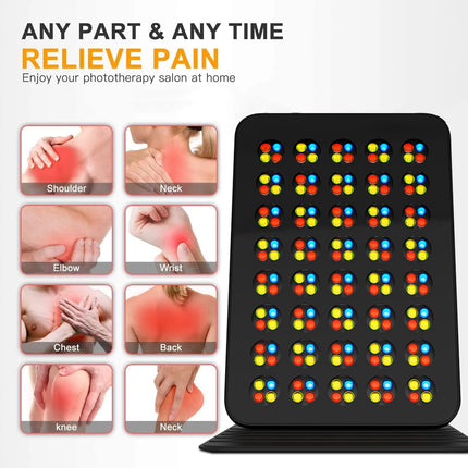 Home Infrared Red Light Relaxation Panel for Skin Care and Muscle Relief
