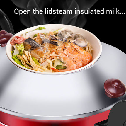 304 Stainless Steel Electric Samovar Tea Kettle with Thermometer and Faucet