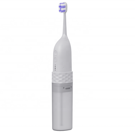Rechargeable Portable Toothbrush Water Flosser Combo with 360° Rotating Nozzles
