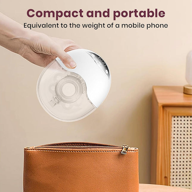Portable Electric Breast Milk Pump with Adjustable Suction BPA Free Silicone Design