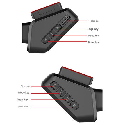 4K Front and 1080P Rear Dual Dash Camera with 3-inch Screen and WiFi