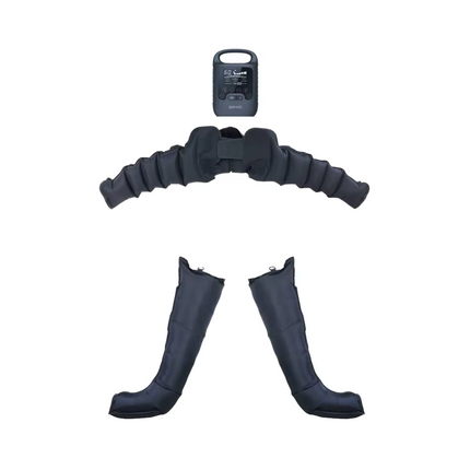 Cordless Full-Body Air Compression Massager with Adjustable Pressure, Motion Tracking & Wireless Remote