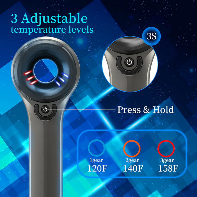 Advanced Ionic Blow Dryer with Ultra-Fast Motor, Smart LED Display & Cold Air Mode