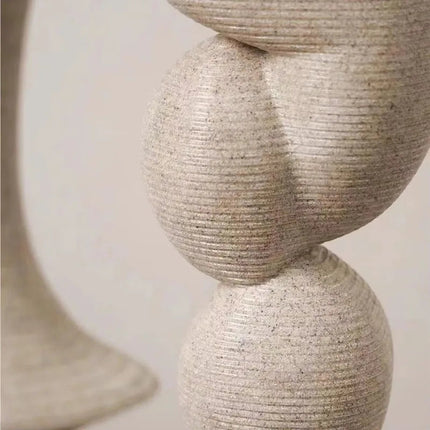 Modern Abstract Resin Sculpture with String-Style Design for Home Décor