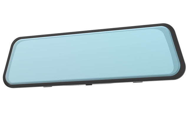 9.66 Inch 1080P Dual Recording Car Mirror Camera with Rear Camera Support