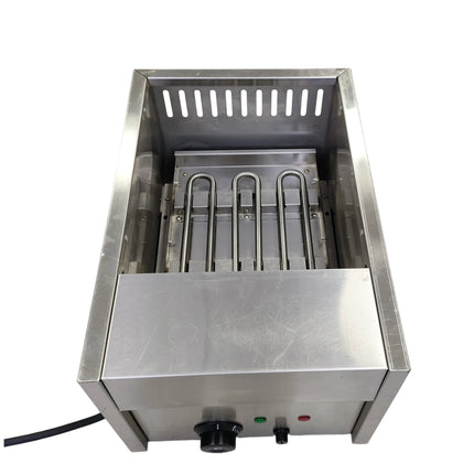 Commercial 9 Grid Electric Oden Cooker Stainless Steel 220V Hot Food Display Unit