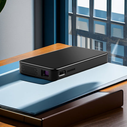 Cordless Android Mini Projector with 4K Support, Auto Keystone and 100" Display for Home or Travel