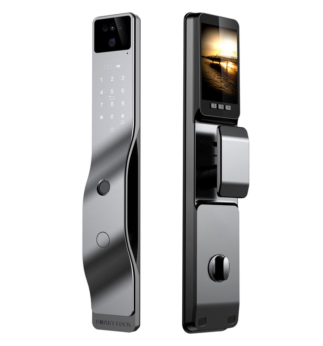 Smart Digital Door Lock with Face Recognition, Video Intercom and Fingerprint Access