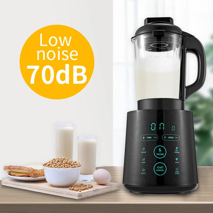 1200W Heating Blender with Self Cleaning Function and 1.8L Jug for Soup and Juice