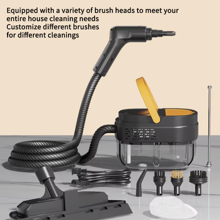 2500W High-Pressure Steam Cleaner with 3-Level Adjustable Handle for Home & Car