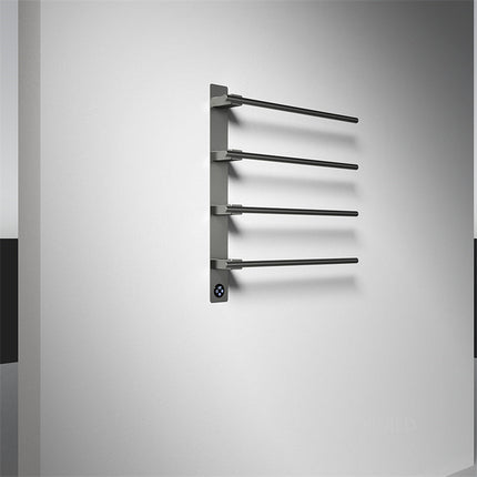 Wall-Mounted Electric Towel Rack with Digital Display, Timer & Adjustable Heat