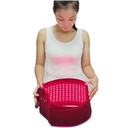 Portable Infrared Light Relaxation Belt for Muscle Relief and Recovery Black