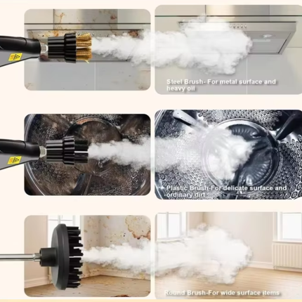 Powerful 1500W Steam Cleaner for Cars, Engines & Industrial Equipment