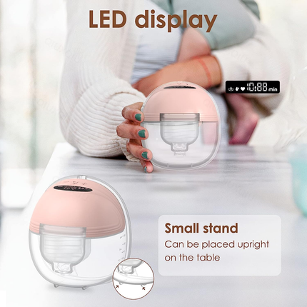 Electric Breast Pump BPA Free Adjustable Suction Milk Expression Pump with Silicone Components
