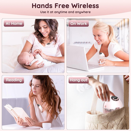 Hands Free Wearable Breast Pump Electric Milk Collection Pump with Dust Cover
