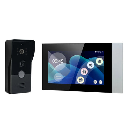 Smart 2-Wire Video Doorbell System with 7" Touch Screen & Remote Unlock