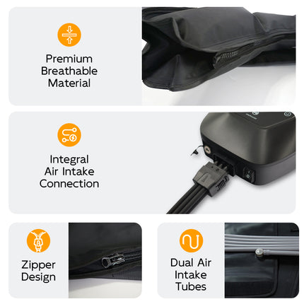 Cordless Air Compression Leg Massager Boots for Circulation, Recovery & Muscle Relief