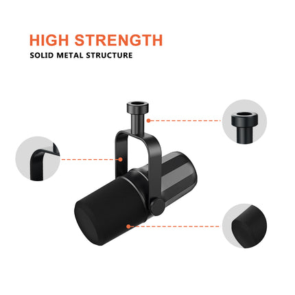 Professional XLR Dynamic Microphone for Studio Recording, Podcasts, Streaming & Voice Capture