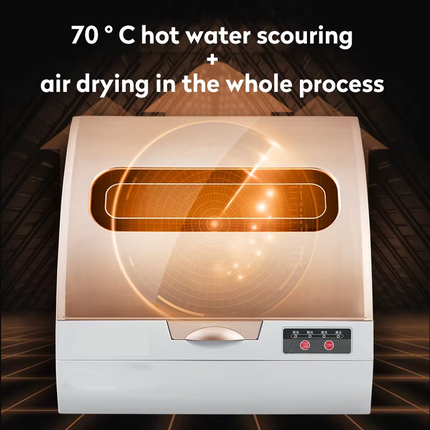 Compact Touch Screen Countertop Dishwasher 5 Place Capacity