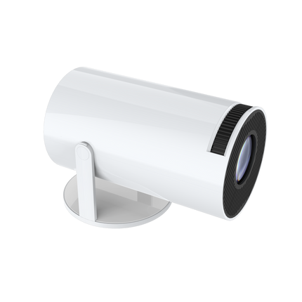 Mini Portable Projector 720P with Android 11, 120ANSI & 180° Swivel Stand