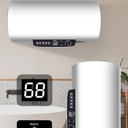 50L Hot Water Heater Electric Touchscreen Wall Mount 2000W Power