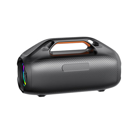 160W Portable Bluetooth Speaker with RGB Lighting, IPX7 Waterproof, Deep Bass, USB & AUX Playback