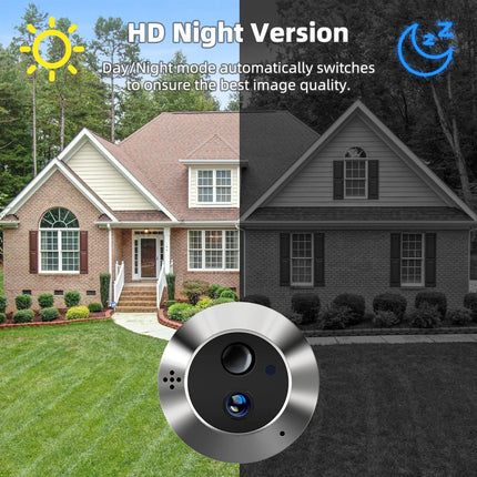 Smart Wireless Door Camera 3MP with 4.3” Screen & App-Controlled Intercom
