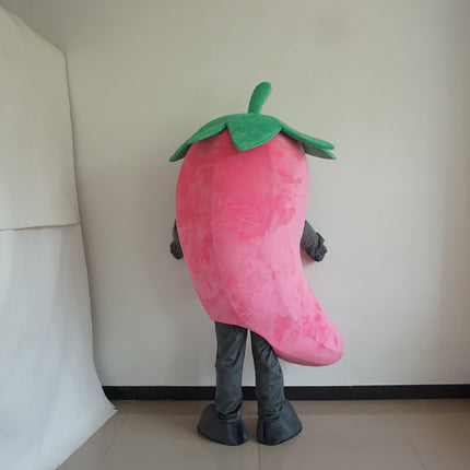 Unisex Adult Eggplant Mascot Costume Plush Food Character Outfit for Party Events