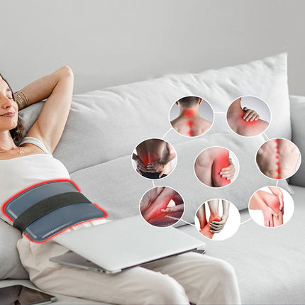 10W LED Infrared Comfort Relief Belt Hot Compress for Waist Knee Neck Relaxation