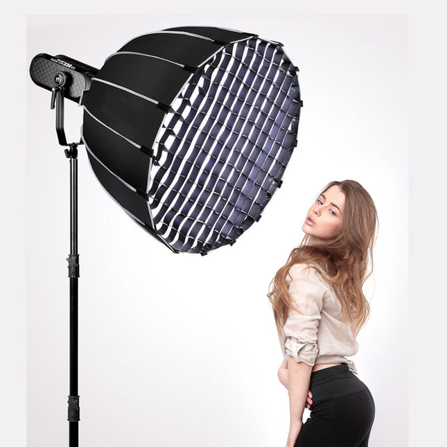 Professional Deep Mouth Softbox with Bowens Mount, Grid, and Dual Diffusers