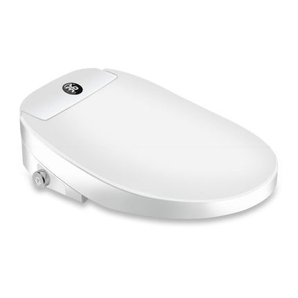 Automatic Toilet Seat with Warm Air Drying, Temperature Display & Waterproof Design
