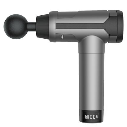 Handheld Muscle Massage Gun with 6 Interchangeable Heads & 12-Speed Vibration for Recovery & Relaxation