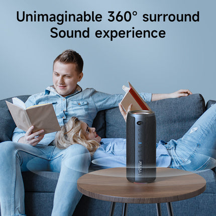 Wireless 40W Outdoor Bluetooth Speaker Waterproof  USB-C Rechargeable Compact and Portable
