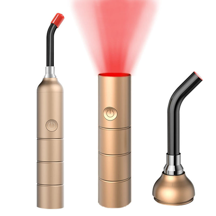 Portable 2-in-1 Red Light Relaxation Device Rechargeable Infrared LED Comfort Relief Massager