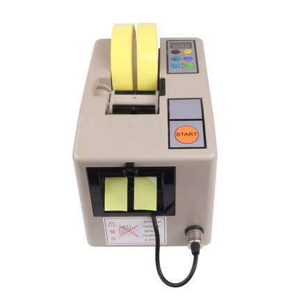 Smart Electric Tape Dispenser (Desktop) – Adjustable Auto Cut 5–999mm, 5–50mm Width Support