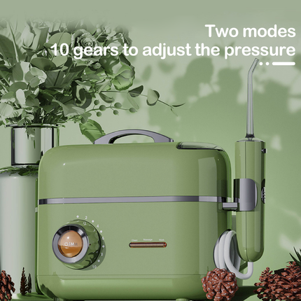 Portable Desktop Oral Irrigator with 670ml Tank & 10-Pressure Modes