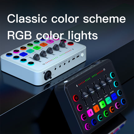 Portable Wireless Sound Card and Microphone Set for PC and Mobile Recording