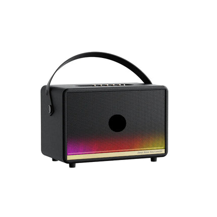 High-Power RGB Bluetooth Karaoke Speaker System with Dual Mics – 300W Party Sound